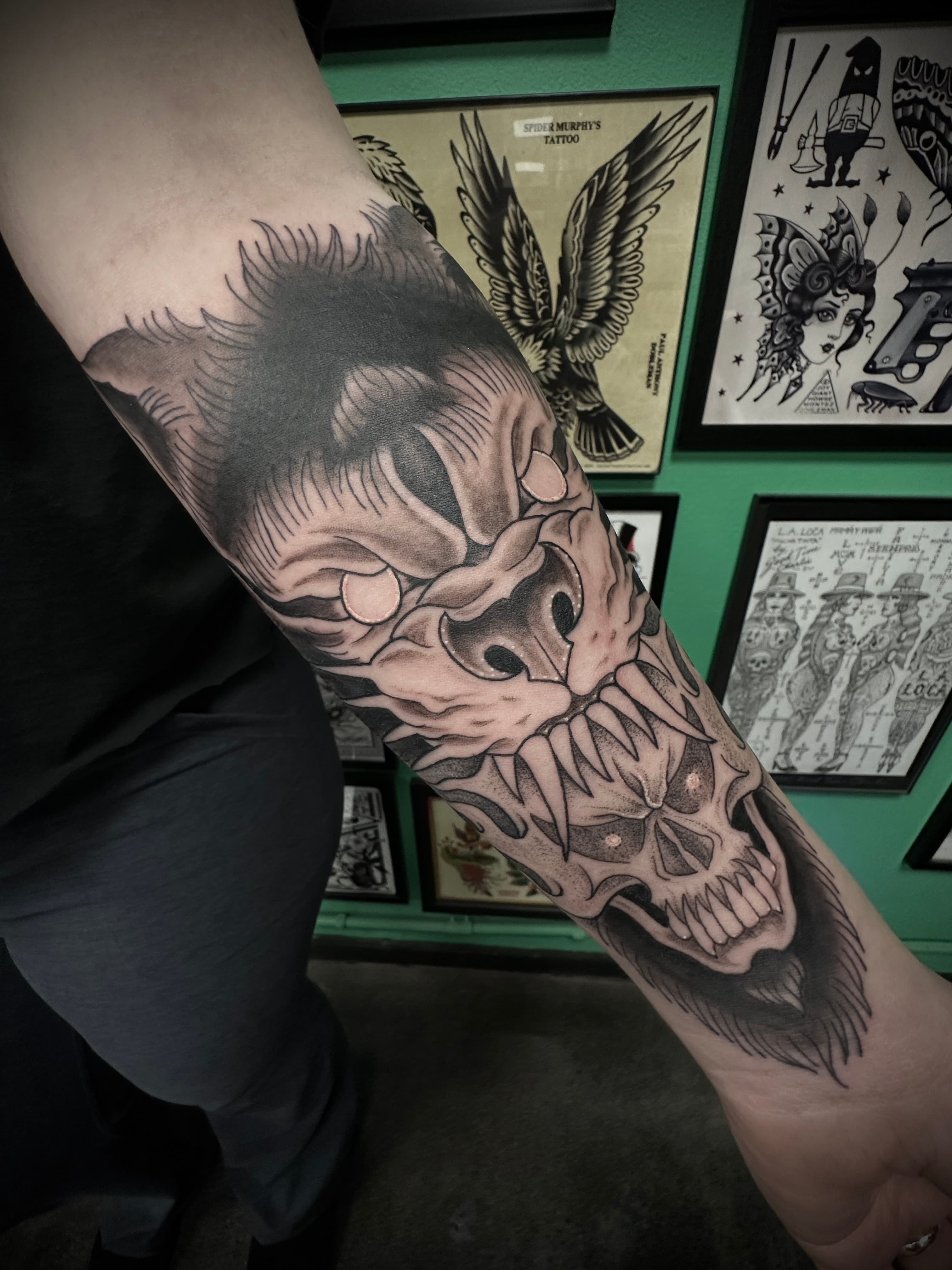 Crisbe tattoo work